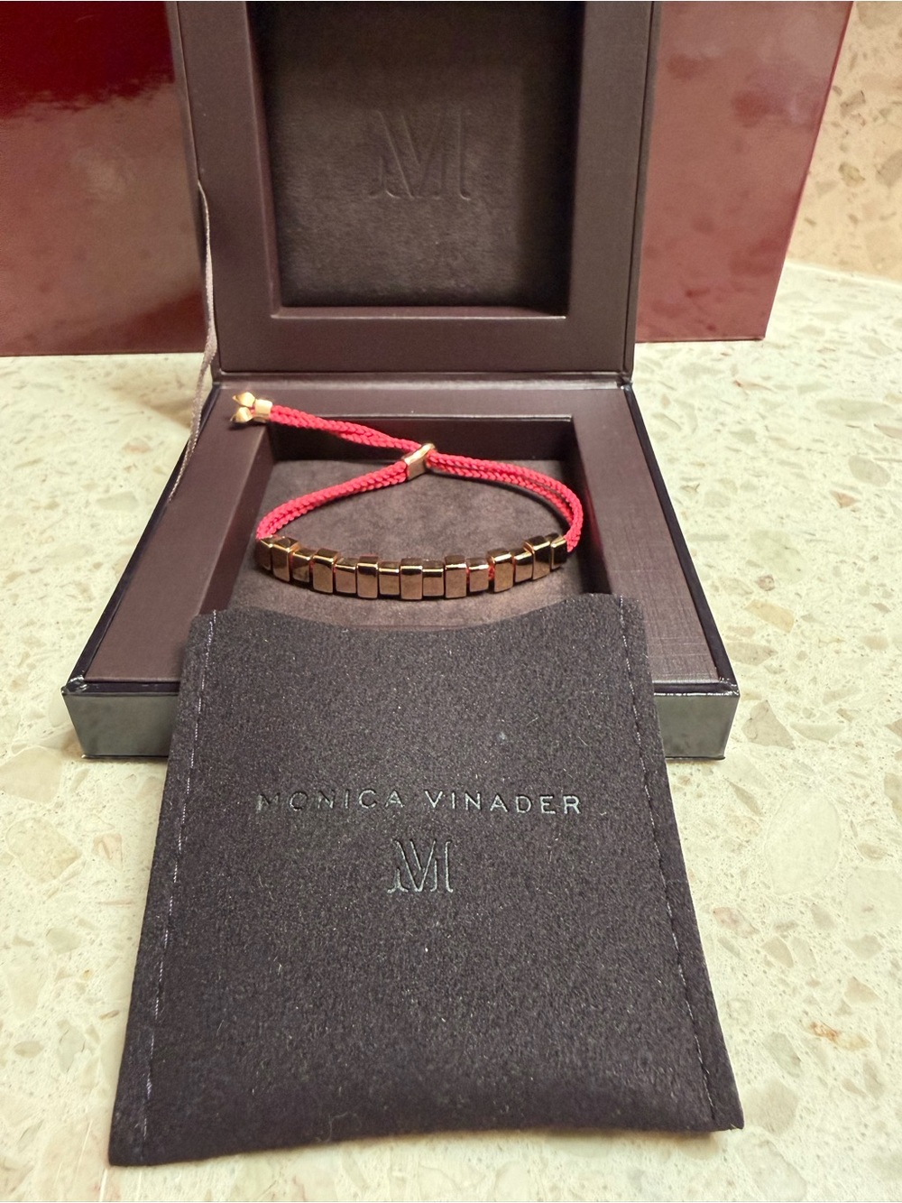 MONICA VINADER women’s Linear Ingot bracelet